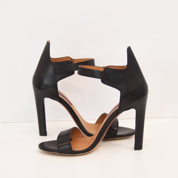 Ralph Lauren Collection Darcia Calfskin Sandal Heels Purple Label Shoes - Picture 7 of 15